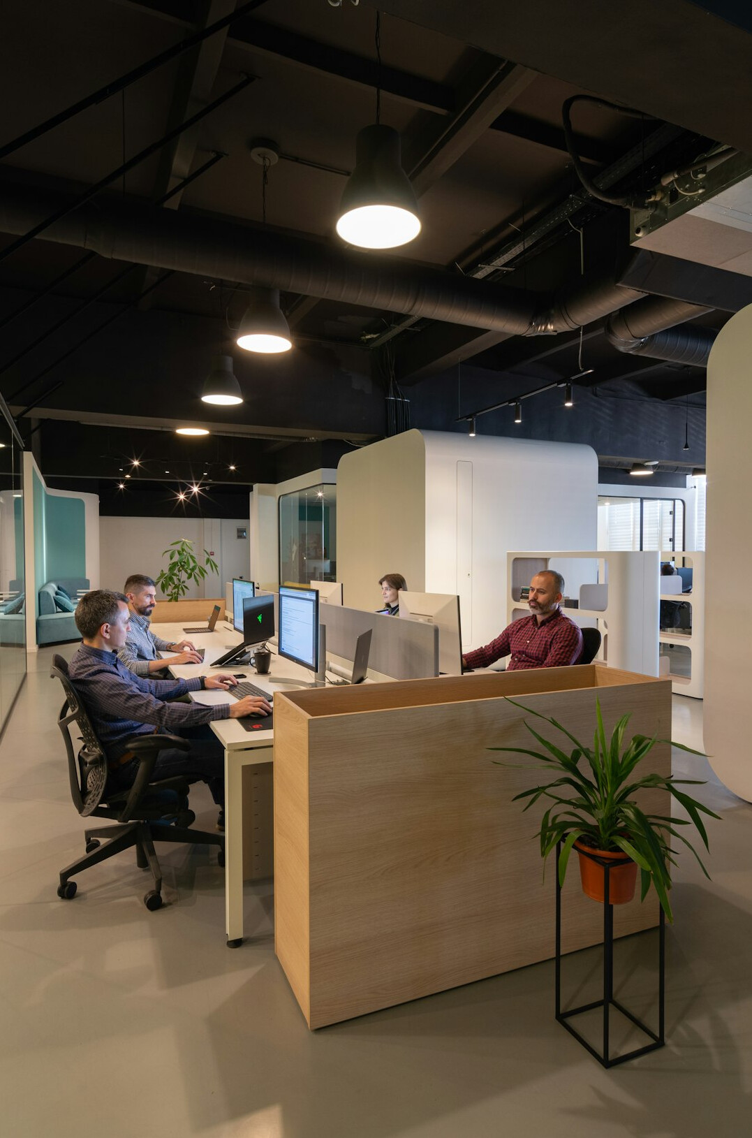 modern office workspace