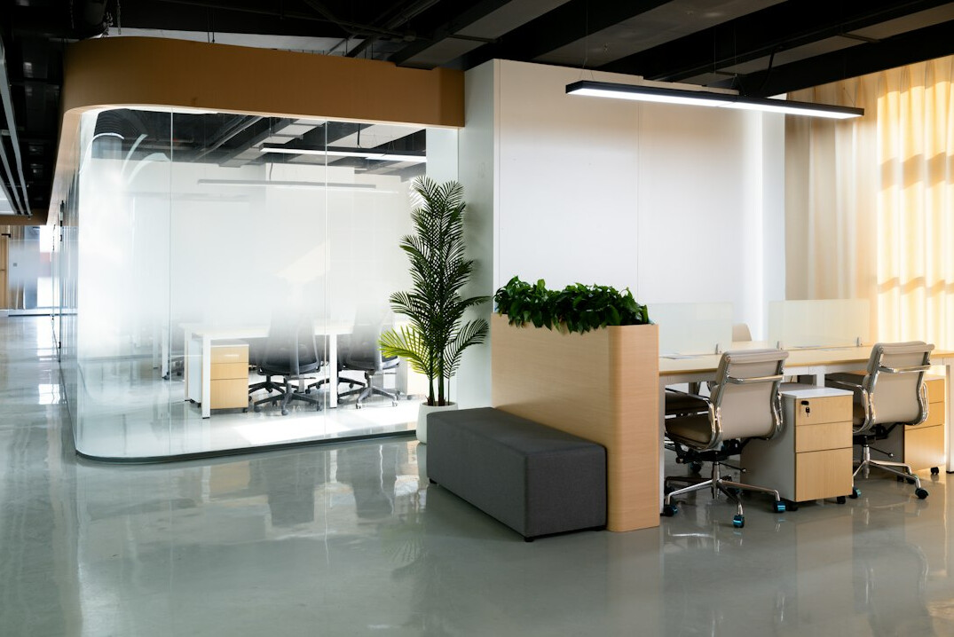 modern office workspace